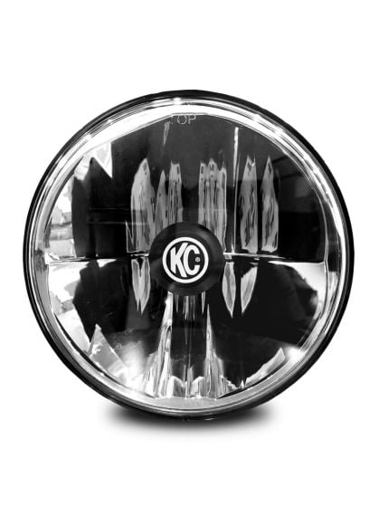 Buy KC Hilites 7" Gravity® LED DOT Headlight - Driving Beam - Single - 07-18 Jeep JK by KC Hilites for only $409.99 at Racingpowersports.com, Main Website.