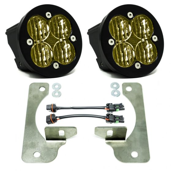 Buy Baja Designs Squadron-R SAE Amber Fog Pocket Kit compatible with Jeep Gladiator by Baja Designs for only $429.95 at Racingpowersports.com, Main Website.