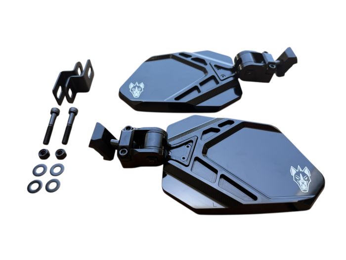 Buy Chupacabra Cuero Pro Black Pair No Clamp by Chupacabra Offroad for only $194.99 at Racingpowersports.com, Main Website.