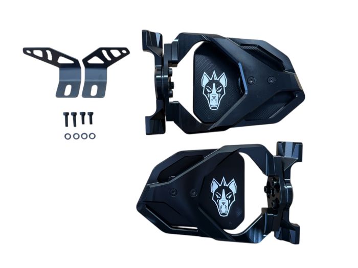 Buy Chupacabra Cuero Race Black Pair No Clamp by Chupacabra Offroad for only $334.99 at Racingpowersports.com, Main Website.