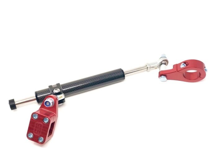 Buy Streamline 11 Way Steering Stabilizer Reb. Carbon Can-Am DS450 08-14 Red by Streamline for only $189.59 at Racingpowersports.com, Main Website.