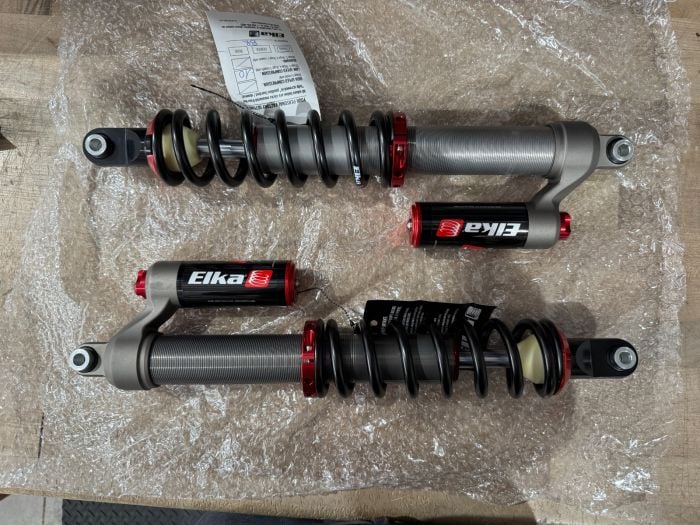 Buy ELKA STAGE 3 FRONT Shocks CAN-AM SPYDER F3 2015-2024 PREVIOUSLY MOUNTED by Elka Suspension for only $1,045.00 at Racingpowersports.com, Main Website.
