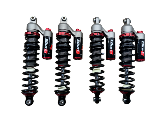 Buy ELKA Suspension STAGE 3 FRONT & REAR Shocks KAWASAKI BRUTE FORCE 750i 2005-2020 by Elka Suspension for only $1,875.00 at Racingpowersports.com, Main Website.