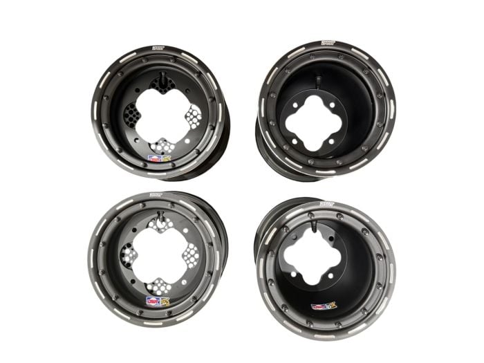 Buy DWT Beadlock 10x5 4+1 Front & 9x8 Rear Rims Wheels Black Yamaha by DWT Douglas Technologies for only $615.00 at Racingpowersports.com, Main Website.