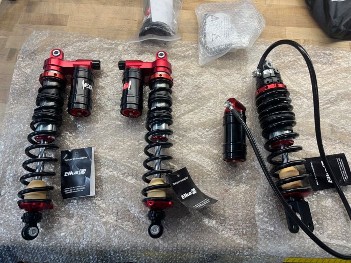 Buy ELKA LEGACY SERIES PLUS F & R Shocks HONDA TRX450R 2004-2005 PREVIOUSLY MOUNTED by Elka Suspension for only $1,710.00 at Racingpowersports.com, Main Website.