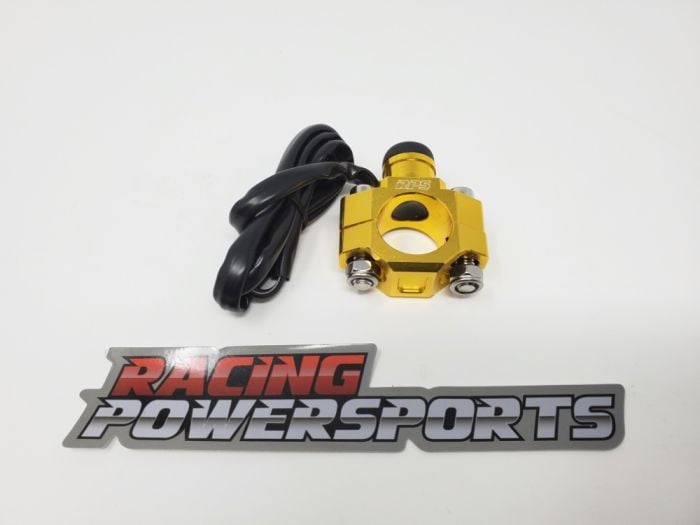 Buy RacingPowerSports Universal ATV Dirt Bike Engine Start/Stop Button Aluminum Gold by RacingPowerSports for only $14.49 at Racingpowersports.com, Main Website.
