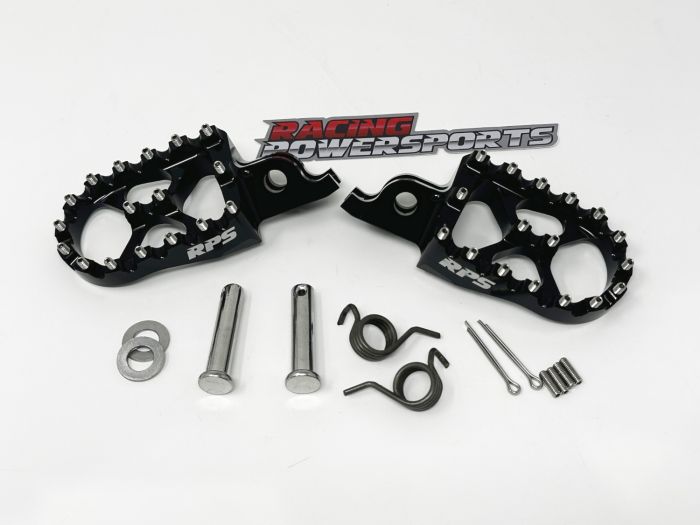 Buy RacingPowerSports Black Foot Pegs Honda CR125 CR250 CRF125 CRF150 CRF250 CRF450 by RacingPowerSports for only $39.95 at Racingpowersports.com, Main Website.