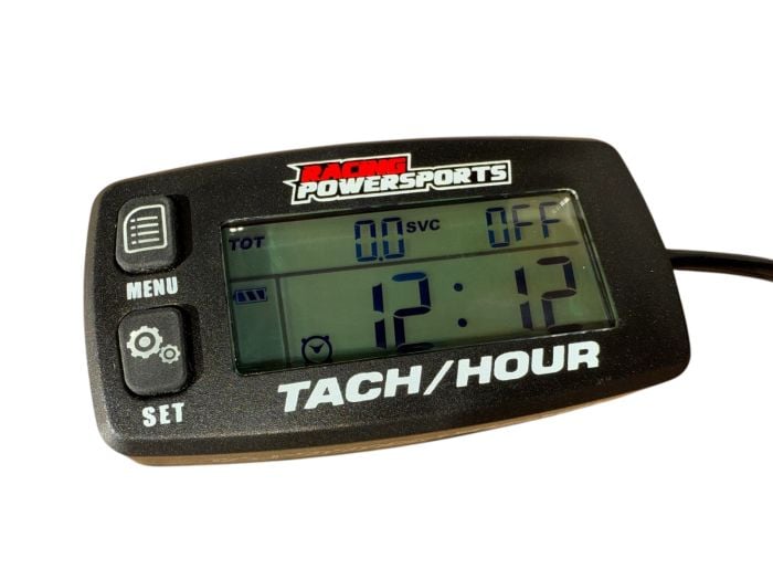 Buy RacingPowerSports Digital Tachometer Hour Meter Rpm Maintenance Reminder BLACK by RacingPowerSports for only $19.99 at Racingpowersports.com, Main Website.