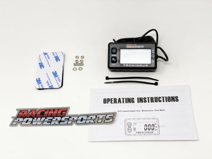 Buy RacingPowerSports Engine Hour Meter & Tachometer Waterproof Motorcycle Jet-Ski by RacingPowerSports for only $24.99 at Racingpowersports.com, Main Website.