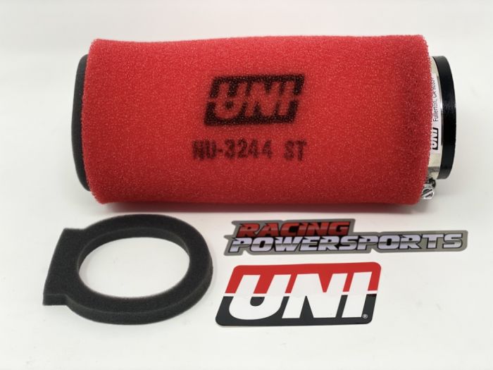 Buy Uni NU-3244ST Multi-Stage Competition Air Filter Yamaha Raptor 350 / Grizzly 660 by Uni Filter for only $26.86 at Racingpowersports.com, Main Website.