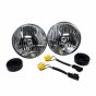Buy KC Hilites 7" Headlight H4 Halogen 2-Lights 55W 60W DOT for 07-18 Jeep JK by KC Hilites for only $174.99 at Racingpowersports.com, Main Website.