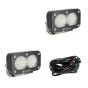 Buy Baja Designs LED Work Light Clear Lens Work Scene Pattern Pair S2 Sport by Baja Designs for only $236.95 at Racingpowersports.com, Main Website.
