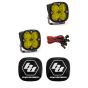 Buy Baja Designs Squadron Sport LED Pair Wide Cornering Amber Light Kit & Rock Guard by Baja Designs for only $280.85 at Racingpowersports.com, Main Website.