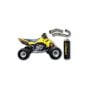 Buy Dasa Exhaust Full System 99db Ed. Suzuki LTR450 Black/Brush/Yellow by Dasa Racing for only $679.95 at Racingpowersports.com, Main Website.