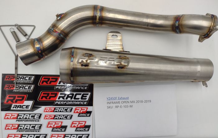 Buy RP Race Performance Yamaha YZ450F Straight Back Exhaust OPEN MEG 2014-2019 by RP Race Performance for only $870.00 at Racingpowersports.com, Main Website.