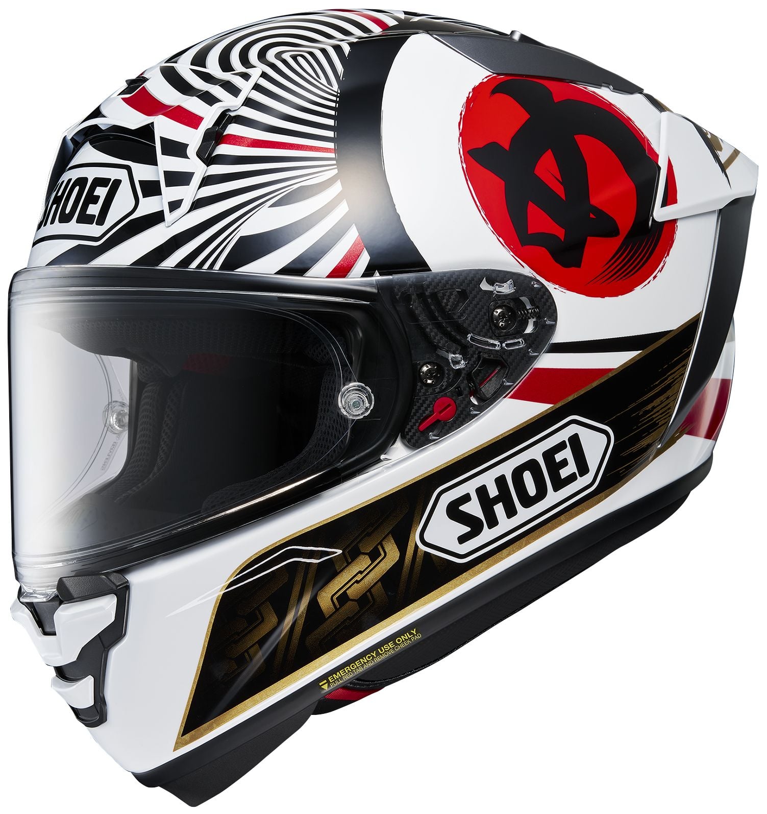 SHOEI FULL-FACE Helmet X-FIFTEEN MARQUEZ MOTEGI 4 TC-1 LARGE STREET BIKES SHOEI FULL-FACE Helmet X-FIFTEEN MARQUEZ MOTEGI 4 TC-1 LARGE STREET BIKES