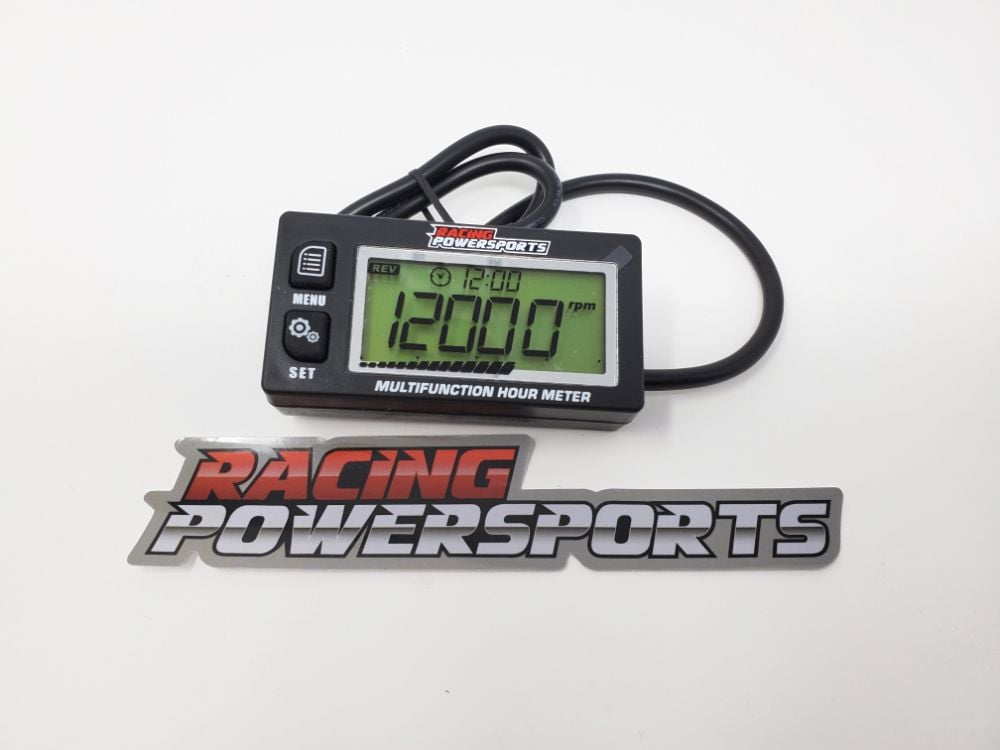 Backlight LCD Inductive Multifunction Hour Meter Tachometer RLHM028
