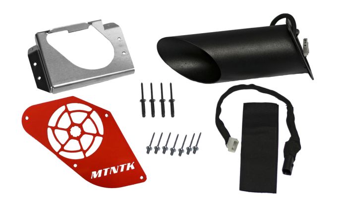 Buy MTNTK Ski-Doo Rev Gen4 Lava Red Blow Hole Fan Lower Clutch Belt Temperature by MTNTK for only $289.95 at Racingpowersports.com, Main Website.