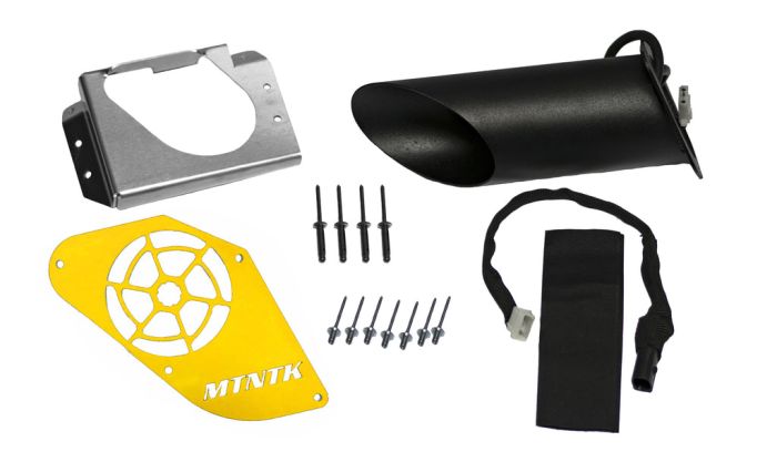 Buy MTNTK Ski-Doo Rev Gen4 Sunbst Yellow Blow Hole Fan Lower Clutch Belt Temperature by MTNTK for only $289.95 at Racingpowersports.com, Main Website.