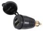 Buy Racingpowersports 30W DIN Power Adapter plug USB 3.0 12V-24V BMW Ducati Blue by RacingPowerSports for only $19.49 at Racingpowersports.com, Main Website.