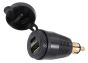 Buy Racingpowersports 30W DIN Power Adapter plug USB 3.0 12V-24V BMW Ducati Red by RacingPowerSports for only $19.49 at Racingpowersports.com, Main Website.