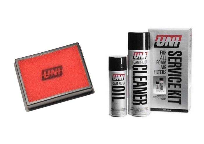 Buy UNI FILTER DUAL STAGE KTM 790 ADVENTURER + Cleaning Kit by Uni Filter for only $57.92 at Racingpowersports.com, Main Website.