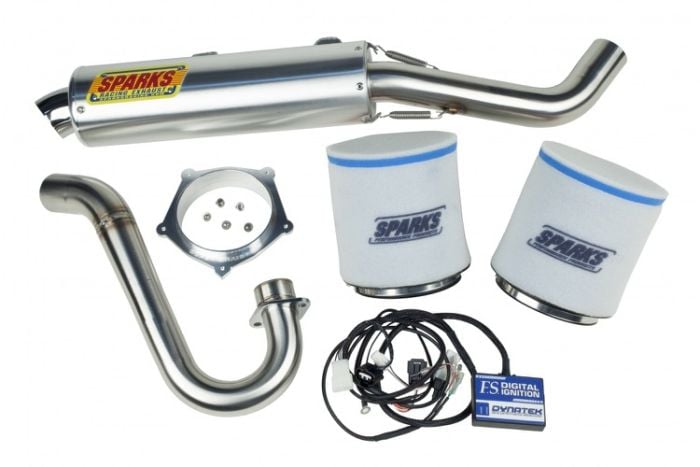Buy Sparks Racing Stage 1 Power Kit Ss Race Core Exhaust Yamaha Yfz450x by Sparks Racing for only $1,119.85 at Racingpowersports.com, Main Website.