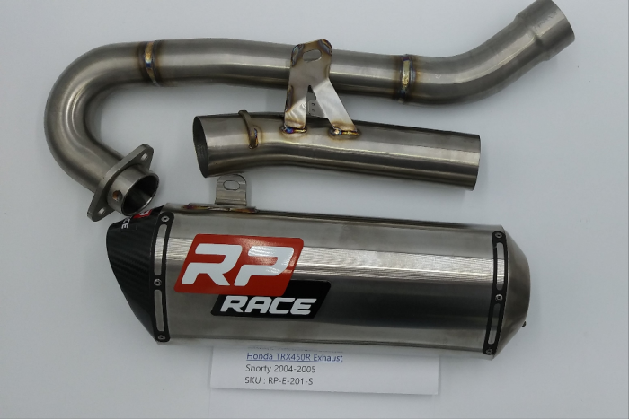 Buy RP Race Performance Honda TRX450R Exhaust Regular 16" 2004-2005 by RP Race Performance for only $775.00 at Racingpowersports.com, Main Website.