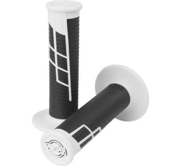 Buy ProTaper Clamp-On Half-Waffle Grips White/Black by Pro Taper for only $26.99 at Racingpowersports.com, Main Website.