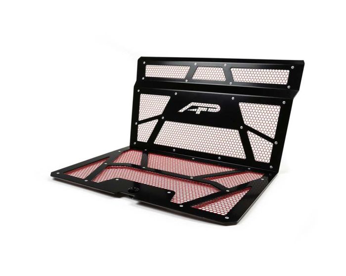 Buy Agency Power Vented Engine Cover G Blk / Red Polaris RZR XP 1000 / XP Turbo by Agency Power for only $239.95 at Racingpowersports.com, Main Website.