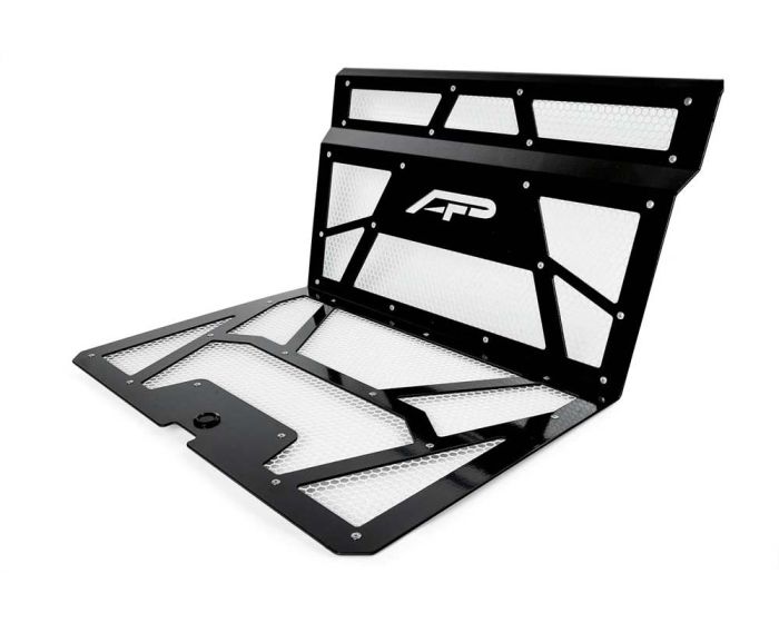 Buy Agency Power Vented Engine Cover G Blk / White Polaris RZR XP 1000 / XP Turbo by Agency Power for only $239.95 at Racingpowersports.com, Main Website.