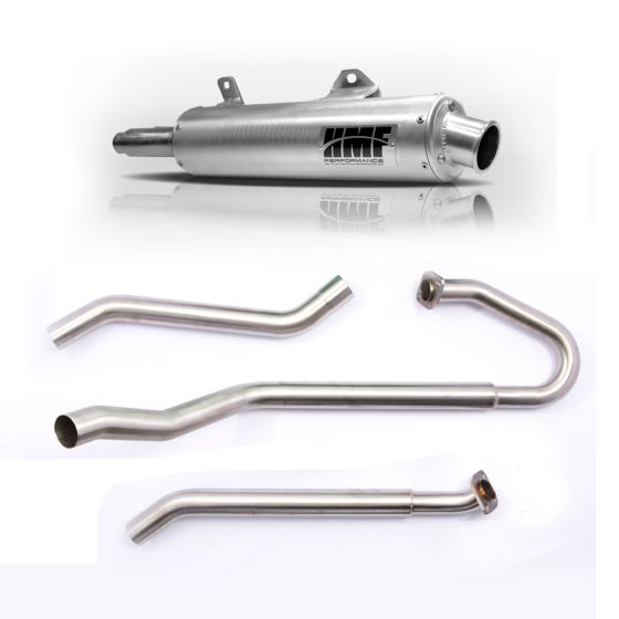 Buy HMF Full Exhaust for Kawasaki Brute Force 750/650i 05-13 Brushed w/Turn Down by HMF Exhaust for only $699.95 at Racingpowersports.com, Main Website.