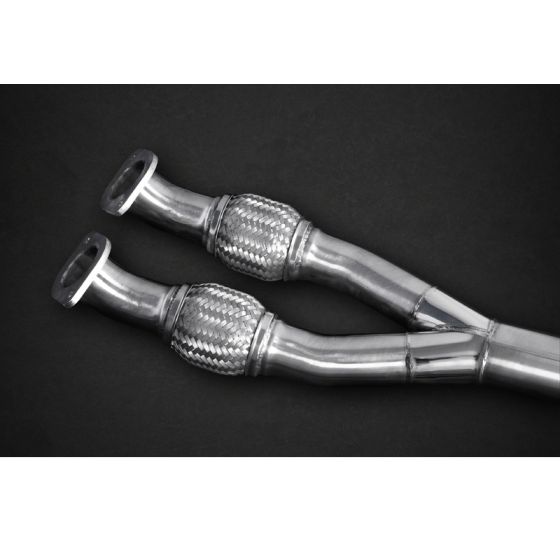 Buy Capristo Catless Downpipes for Nissan GTR by Capristo Exhaust for only $2,400.00 at Racingpowersports.com, Main Website.