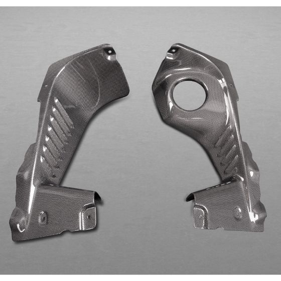 Buy Capristo Ferrari 458 Spider / Aperta Carbon Fiber Side Engine Compartment Covers by Capristo Exhaust for only $2,700.00 at Racingpowersports.com, Main Website.