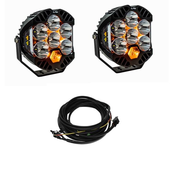 Buy Baja Designs Pair LP6 Pro LED White Spot Light + Harness Kit by Baja Designs for only $1,077.85 at Racingpowersports.com, Main Website.