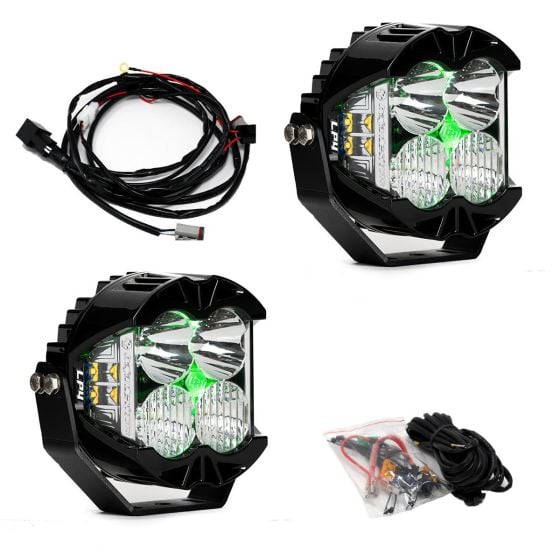 Buy Baja Designs LP4 Pro LED Pair Driving/Combo Green Backlight by Baja Designs for only $889.95 at Racingpowersports.com, Main Website.
