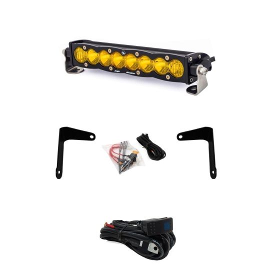 Buy Baja Designs Can-Am X3 Shock Mount Kit w 10in S8 Light Bar Baja Amber by Baja Designs for only $495.95 at Racingpowersports.com, Main Website.