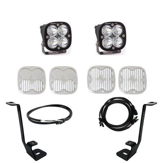 Buy Baja Designs Squadron Pro A-Pillar Kit 21-23 F-150 Spot; Clear; Upfitter Wiring by Baja Designs for only $561.95 at Racingpowersports.com, Main Website.
