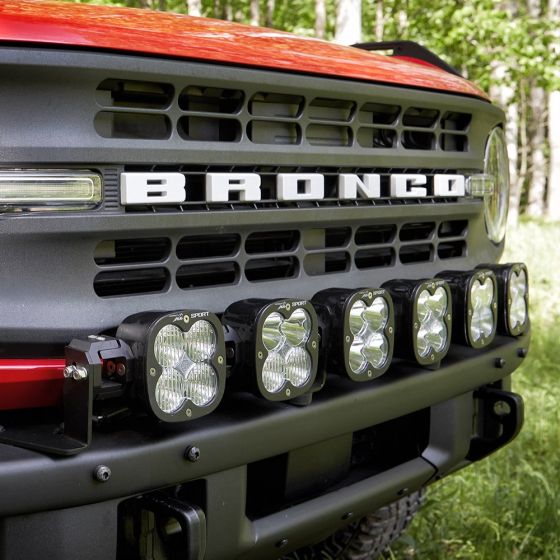 Buy Baja Designs 6 X Linkable Light Bar For 21-Up Ford Bronco Steel Bumper Mount by Baja Designs for only $1,801.95 at Racingpowersports.com, Main Website.
