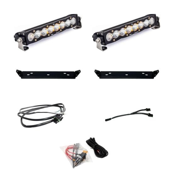 Buy Baja Designs 10in S8 D C Clear Behind Grill Kit fits 21-On Ford Raptor by Baja Designs for only $1,035.95 at Racingpowersports.com, Main Website.