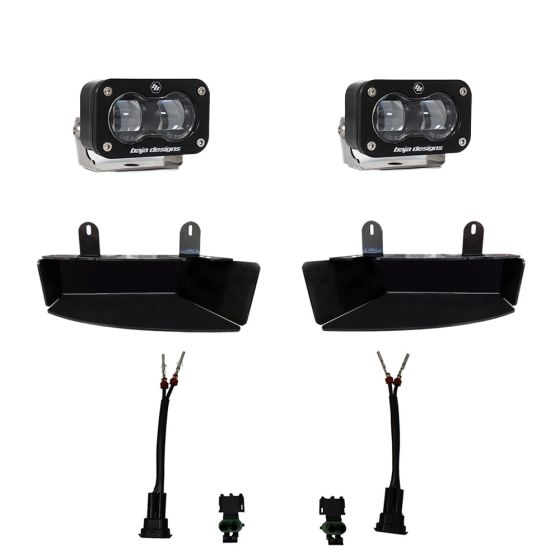 Buy Baja Designs Ram 2500/3500 19-Pres S2 SAE Fog Kit Clear by Baja Designs for only $466.95 at Racingpowersports.com, Main Website.