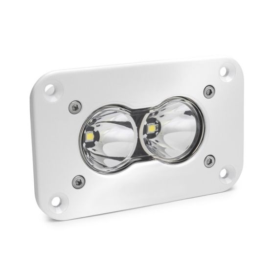 Buy Baja Designs LED Work Lt Flush Mount Clear Lens Work Scene Pattern White S2 Pro by Baja Designs for only $213.95 at Racingpowersports.com, Main Website.
