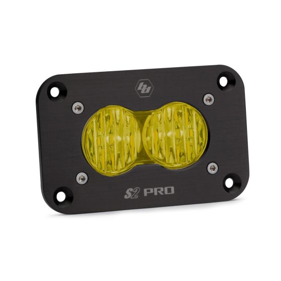 Buy Baja Designs LED Wide Cornering Baja Amber Flush Mount S2 Pro by Baja Designs for only $208.95 at Racingpowersports.com, Main Website.