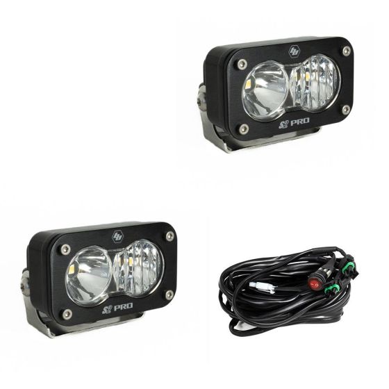 Buy Baja Designs LED Light Pods Driving Combo Pattern Pair S2 Pro Series by Baja Designs for only $356.95 at Racingpowersports.com, Main Website.