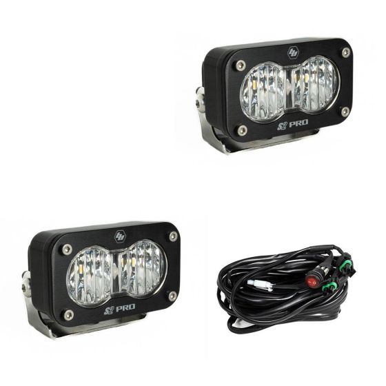 Buy Baja Designs LED Light Pods Wide Cornering Pattern Pair S2 Pro Series by Baja Designs for only $356.95 at Racingpowersports.com, Main Website.