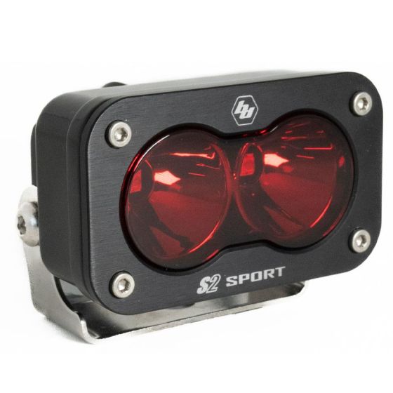 Buy Baja Designs LED Work Light Red Lens Spot Pattern S2 Sport by Baja Designs for only $135.95 at Racingpowersports.com, Main Website.