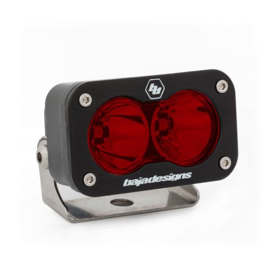 Buy Baja Designs S2 Sport Universal LED Spot Light Red Lens by Baja Designs for only $129.95 at Racingpowersports.com, Main Website.