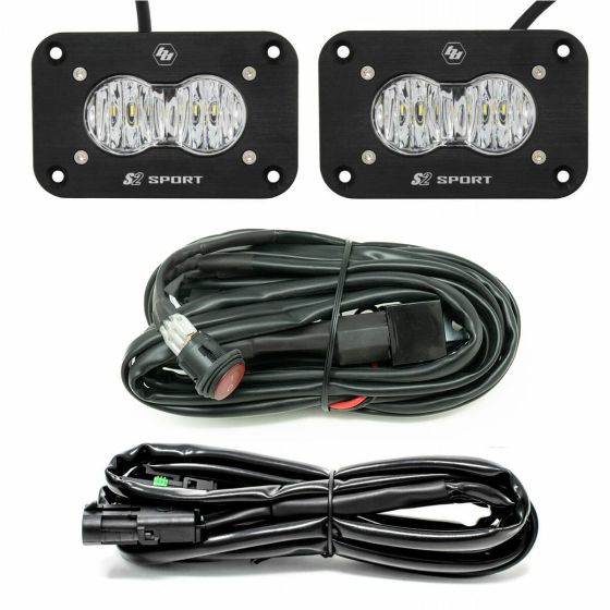 Buy Baja Designs LED Work Lt Clear Lens Wide Cornering Pattern Flush Mount S2 Sport by Baja Designs for only $360.95 at Racingpowersports.com, Main Website.