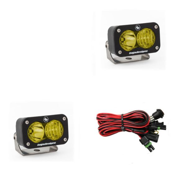 Buy Baja Designs S2 Sport Universal Pair Driving Combo LED Lights Amber -OPEN BOX by Baja Designs for only $209.91 at Racingpowersports.com, Main Website.