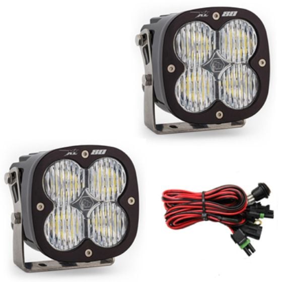 Buy Baja Designs XL80 Pair Universal LED Light Wide Cornering Lens -OPEN BOX by Baja Designs for only $702.91 at Racingpowersports.com, Main Website.